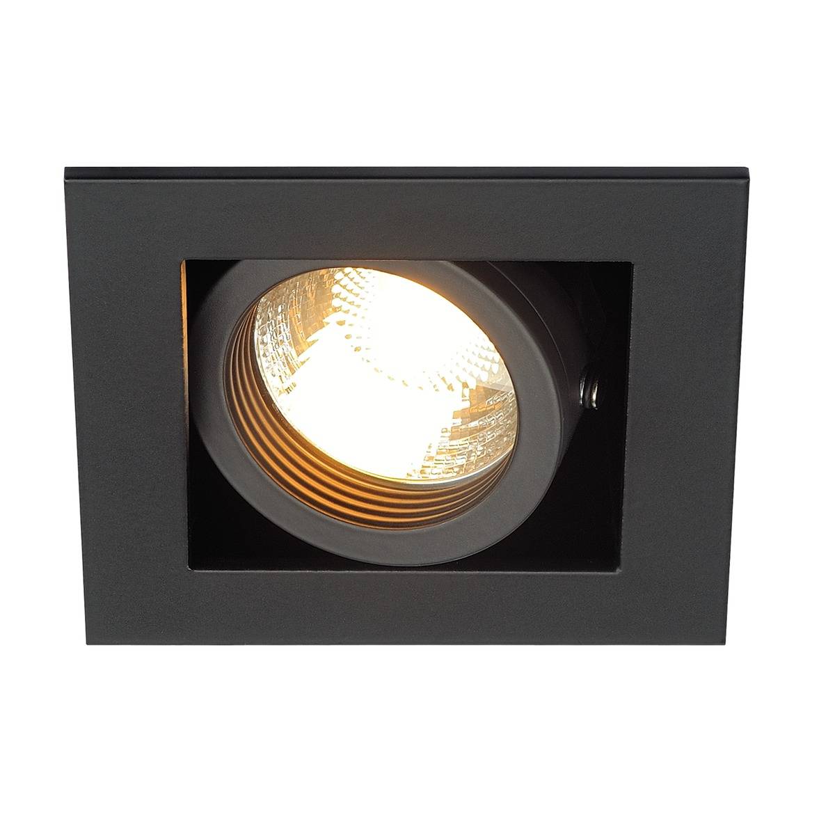 SLV Kadux 1 GU10 1X50W Inbyggnadsarmatur Svart