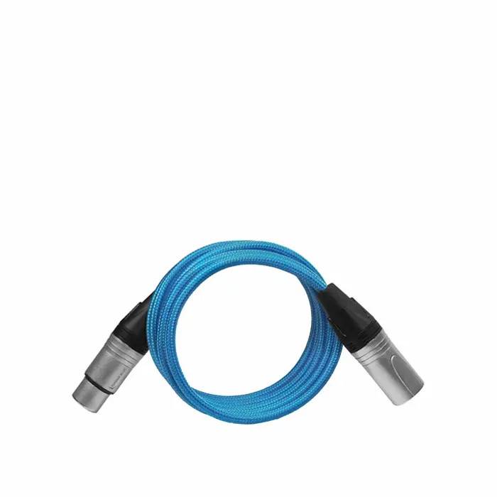 KONDOR BLUE MALE XLR TO FEMALE XLR , 150CM.