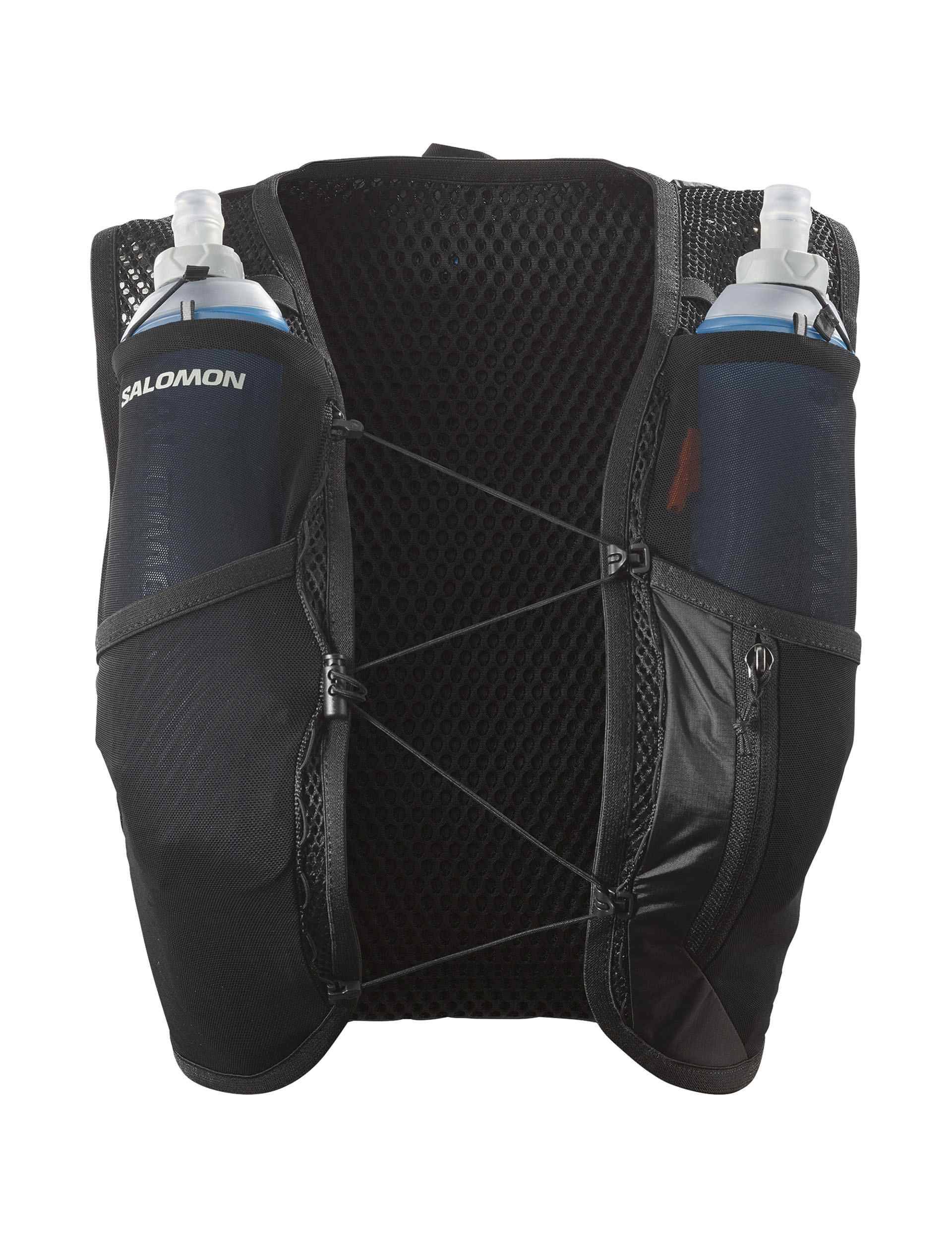 Salomon Women's Active Skin 4 Running Vest Set - Black/Metal - Size: Medium