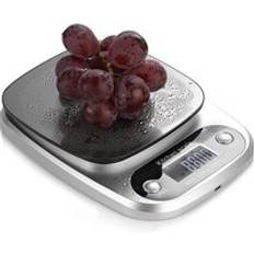 Rostfritt stål precision usb elektronisk köksvåg balans matvåg 0.1/1 gram hushålls köksredskap mätvåg - 3kg 0.1g