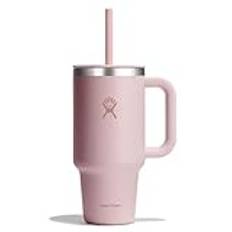 HYDRO FLASK - Travel Tumbler 946 ml 32 oz med stängbar press-in-sugrörslock - Rostfritt stål - Dubbla väggar vakuumisolering - Stänksäker lock - Trillium