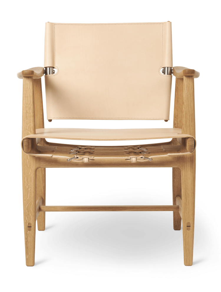 BM1106 | Jægerstolen FSC®-certificeret eg, olie, kernelæder, natur