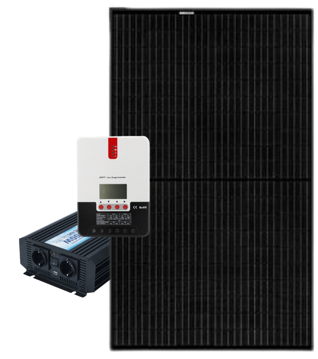 Solpanelspaket för stuga - 230V 600W