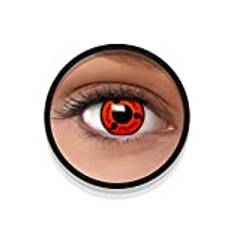 FXEYEZ Färgade kontaktlinser för Cosplay, 2 st, 1 par, mjuka engångslinser utan korrigering - NARUTO