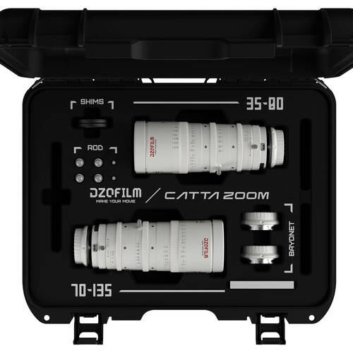 DZOFilm Catta Zoom 35-80 & 70-135mm T2.9 Cine Zoom 2-Lens Kit E-Mount Vit