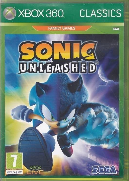 Sonic Unleashed - Classics - XBOX 360 (B Grade) (Genbrug)