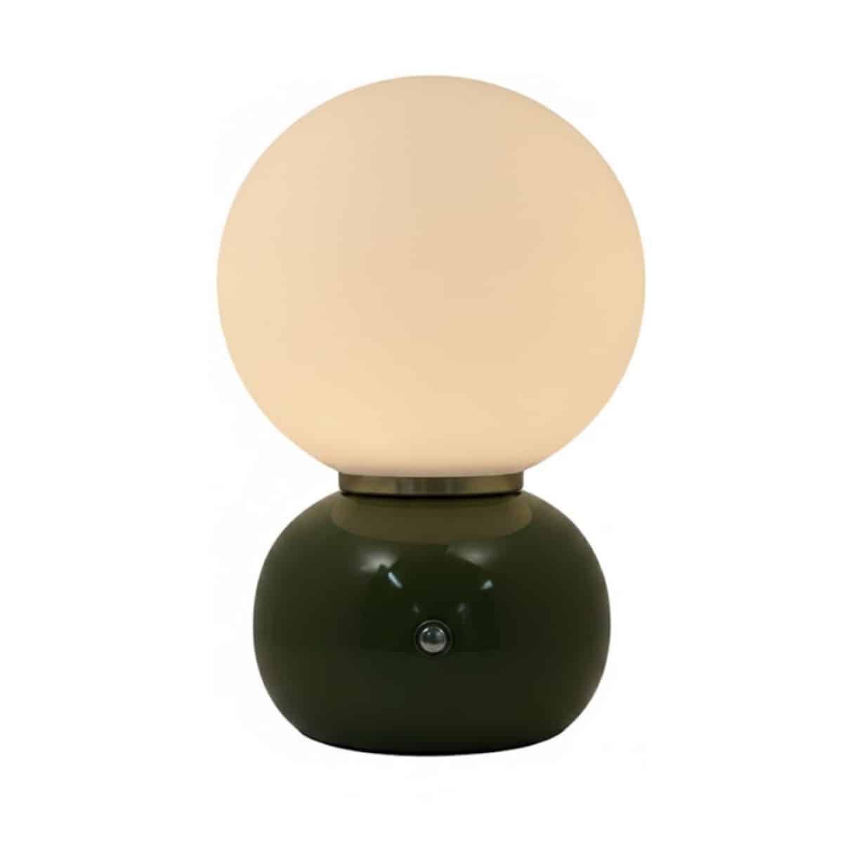No Cable Bordslampa Uppladdningsbar Moon Dark Green
