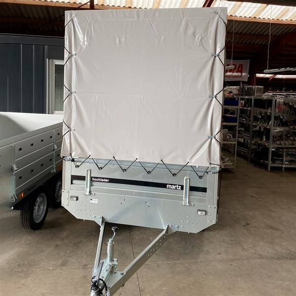 Basic Prof Trailer - 2 aksler - 750 kg - inkl. stativ, høj presenning & montering.