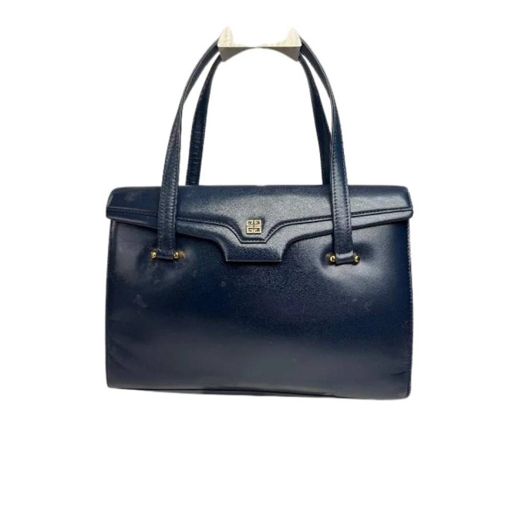 Givenchy Pre-owned Pre-owned Håndtaske - Vintage - Dame - Blå - ONE SIZE - Læder