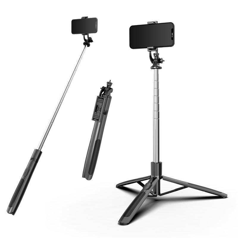 New Selfie Stick Bluetooth lengthened floor 1.6m live streaming beauty with light photography reinforcement anti-shake tripod