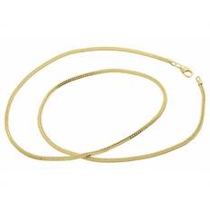 Rævehale 14 karat guldkæde - 1.5 mm.