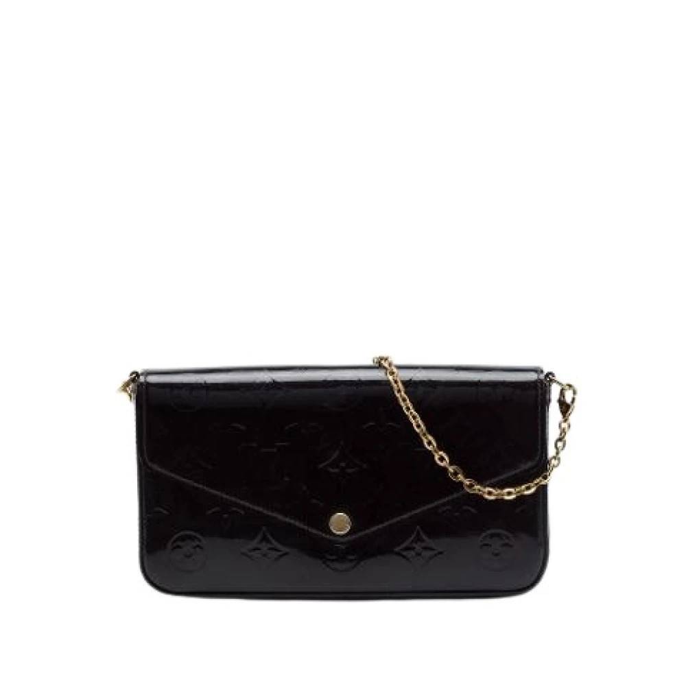Louis Vuitton Vintage Pre-owned Pochette Felicie - Vintage - Dame - Lilla - ONE SIZE - Uld