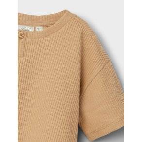 Lil' Atelier - Rajo SS Boxy Top, Iced Coffee