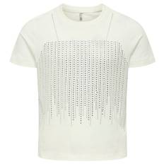 Kids Only T-shirt - KogBillie - Stone Topp - Cloud Dansare/Rhine - Kids Only - 7-8 år (122-128) - T-shirt