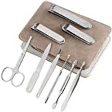 Nail Clippers, Manicure Pedicure Set,Nail clippers manicure set,Portable Manicure Nail Clipper Tool Set Professional Cutter Pedicure Scissors Stainless Steel (Color : As Shown Size : One Size)