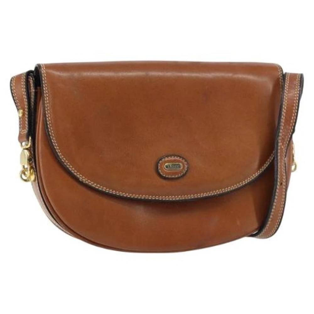 Bally Pre-owned - Pre-owned Läder Crossbody Väska Vintage - Dam - ONE Size - Läder