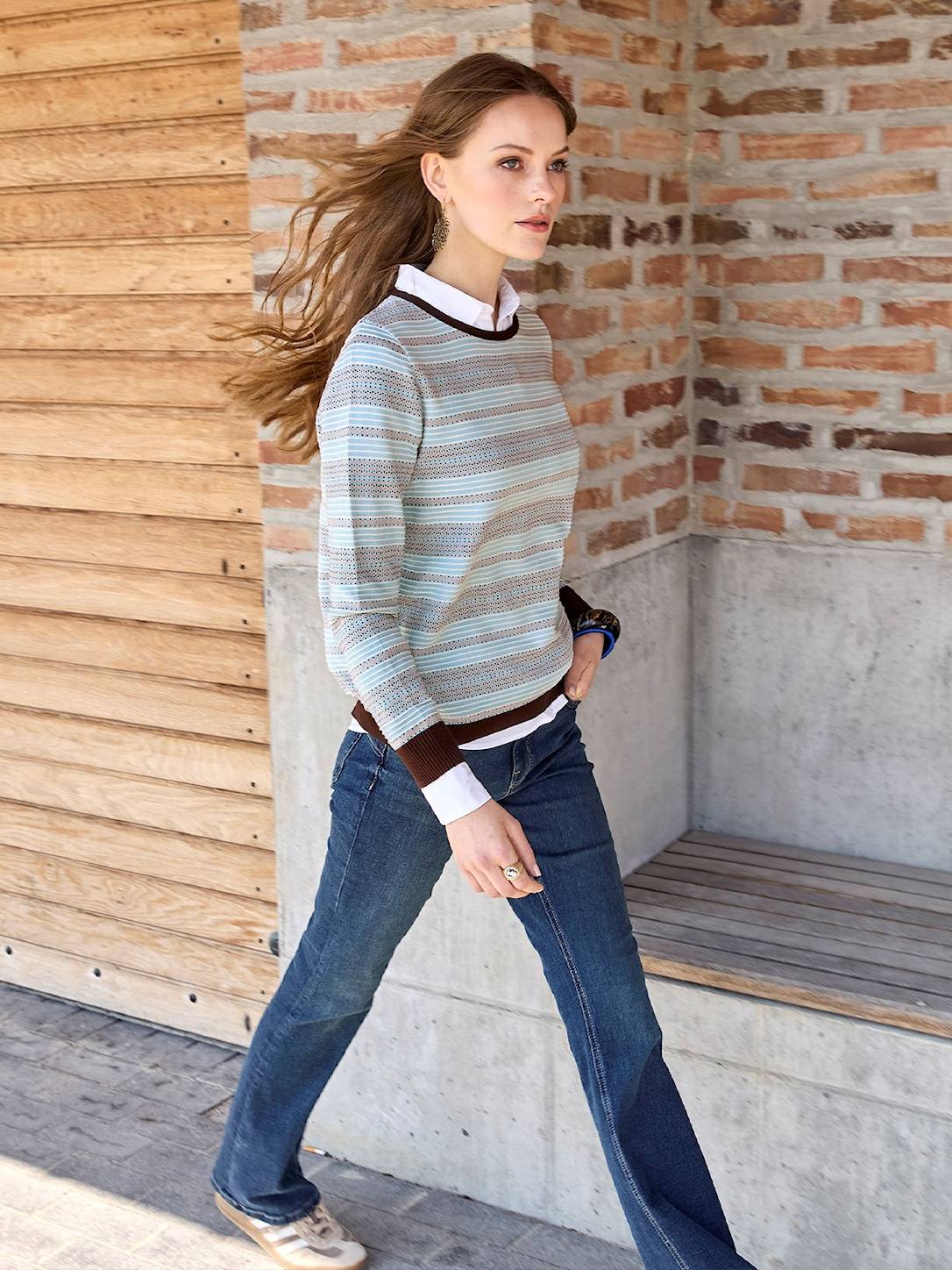 Skovhuus Kvinna Nutella Brown / Sterling Blue L