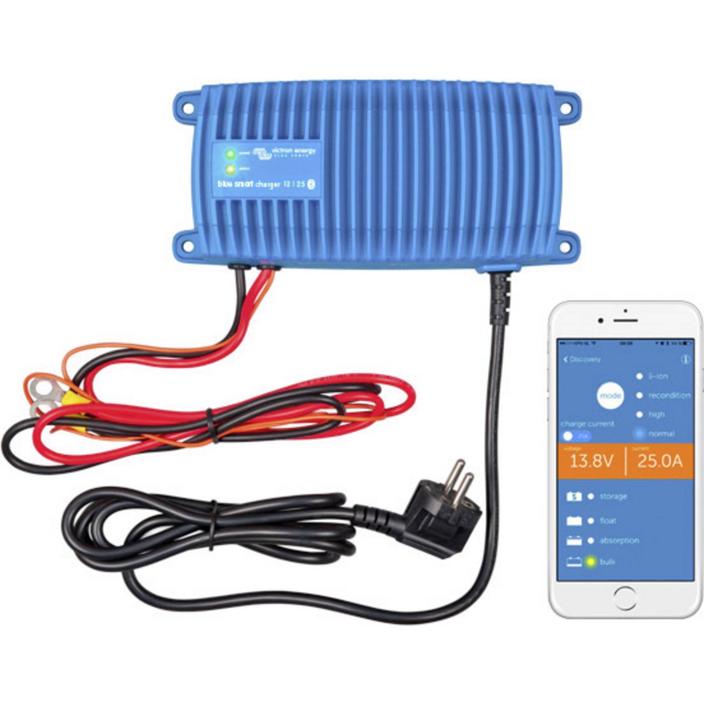 Victron Energy Blybatteriladdare Blue Smart IP67 12/13 12 V Laddström (max.) 13 A