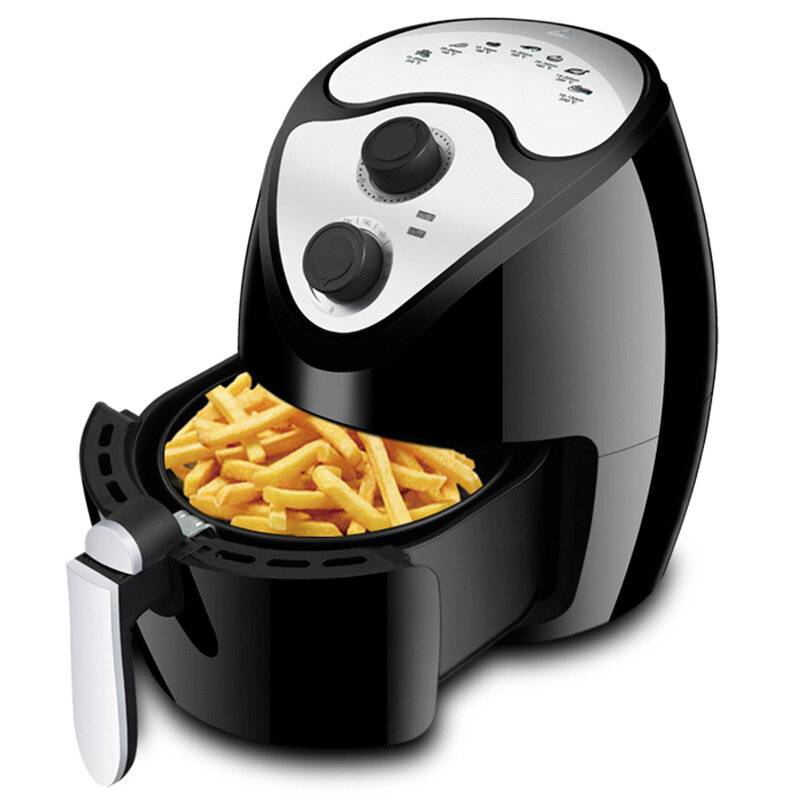 2,6L 1300W 110V Air Fryer Cooker Ugn LCD Låg Fett Hälsomat Fri Matstekningsliter