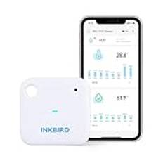 INKBIRD IBS-TH3 Inomhus WLAN-termometer hygrometer med appstyrning, tillförlitlig mätning från 20 ℃ till 60 ℃ för hem, kontor, växthus, reptiler, vinkällare