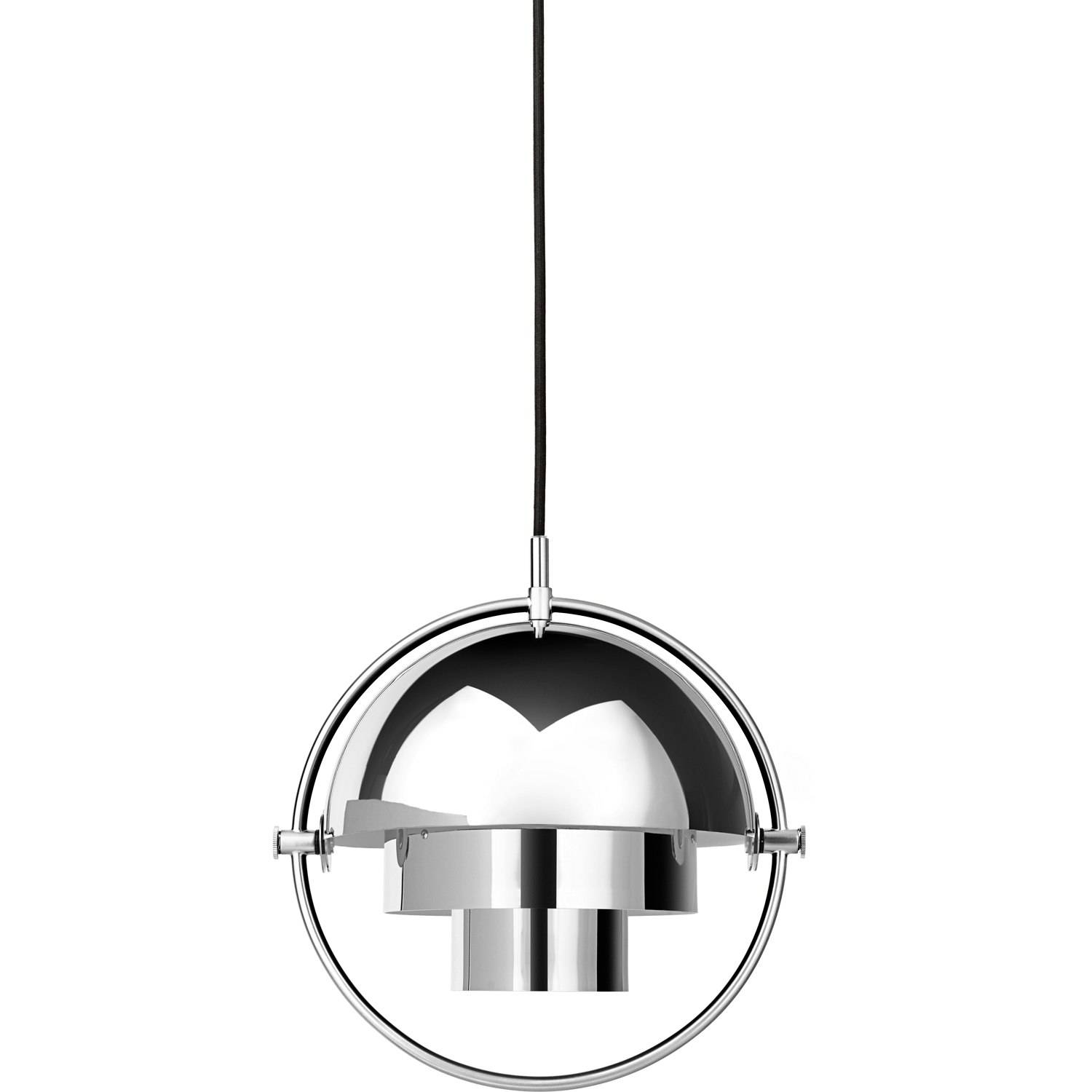 Gubi Multi-lite Pendel Ø25,5 Cm Krom - Pendellampor Metall Krom - 10029951