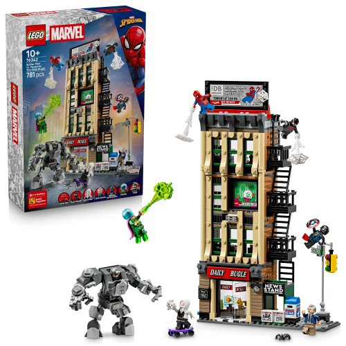 LEGO Super Heroes Spider Man mot Mysterio Daily Bugle 76342