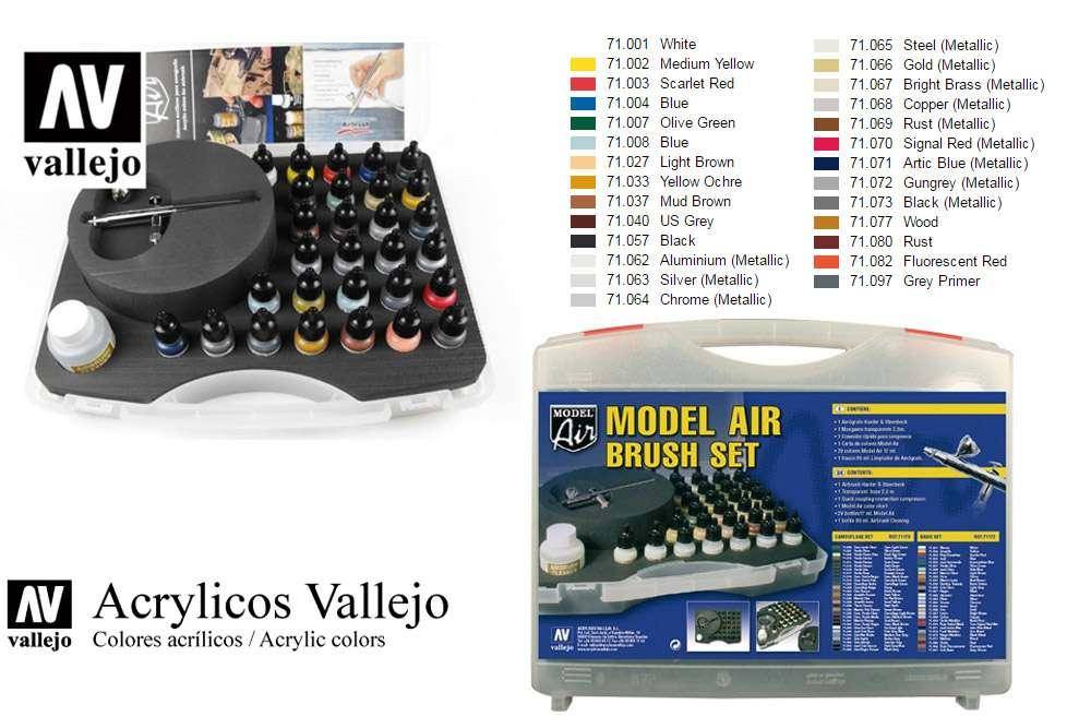 Model Air 71172 Färgset med Airbrush