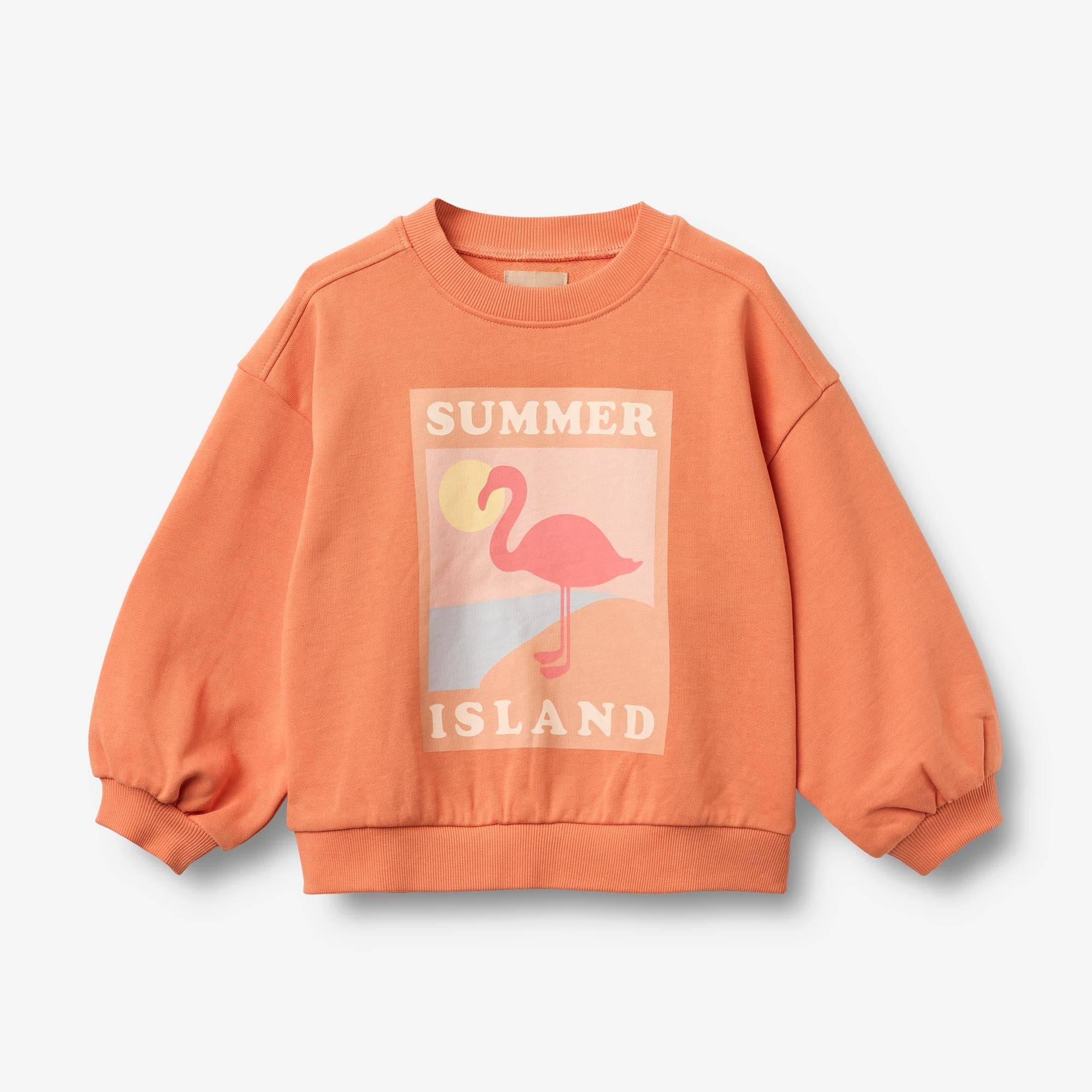 WHEAT® - Sweatshirt Eliza - sunkissed orange - Str 110.