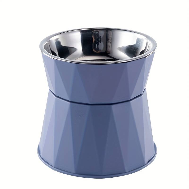 Anti - And Anti - Skid Stainless Bowls. High - Legged Elevated Bowls That Protect The Neck, Dog Food . Cat Bowls, Cat Food Bowls With An Elevated Design To Protect The Cervical Spine. Pet Supplies.