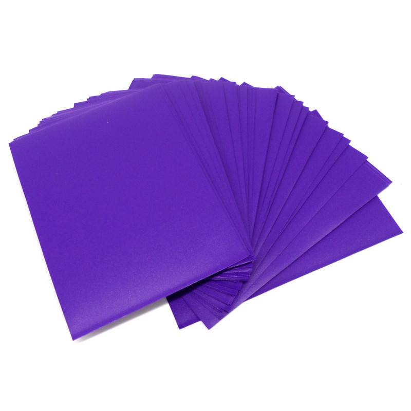 100 Docsmagic.de Double Mat Purple Card Sleeves Standard Size 66 x...