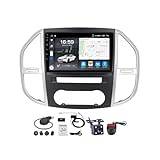 Android 12 bil GPS-navigering fordon stereo med 10 tums pekskärm för Mercedes Benz Vito 3 W447 2014-2020 stöd spegellänk/FM RDS Radio/rattkontroll/BT Handsfree/Carplay Android Auto (Size : M200S)