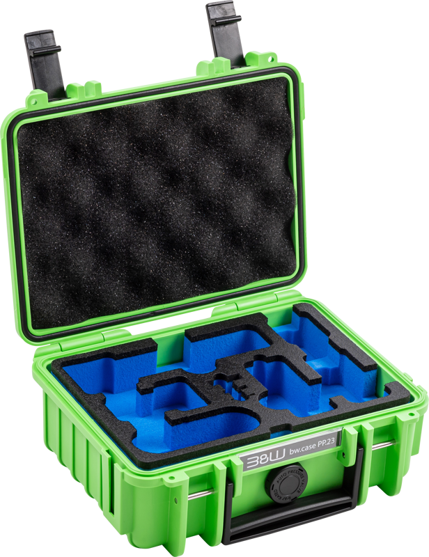 B&W Outdoor Cases BW Outdoor Case Type 500 for DJI Osmo Pocket 3 Creator Combo, Green