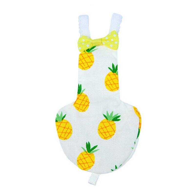 Fågelblöja i Bomull - Gul ananas l
