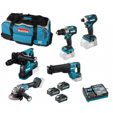 Makita XGT593 Combokit 40V (5 st maskiner i väska)