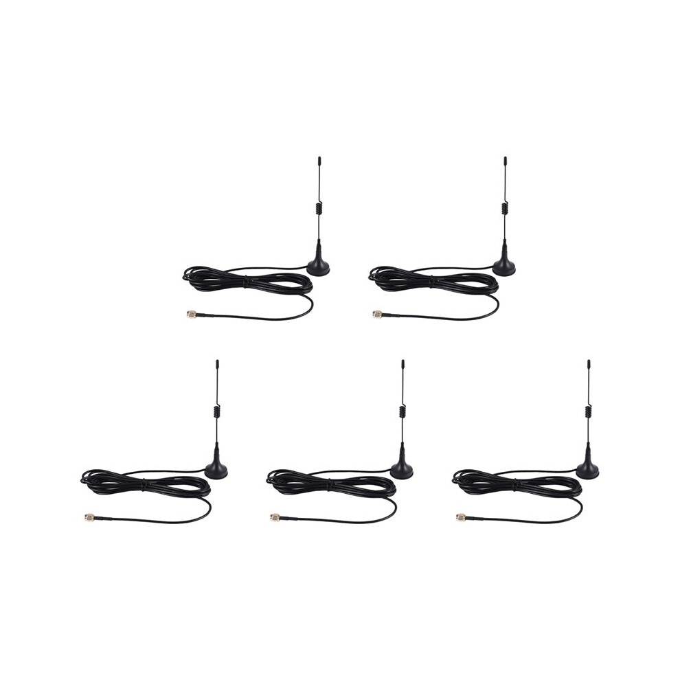 5X 433Mhz 5Dbi Antenna GSM Antenna SMa Male Connector Magnetic Base for Ham Radio,with 3 Meters Cable