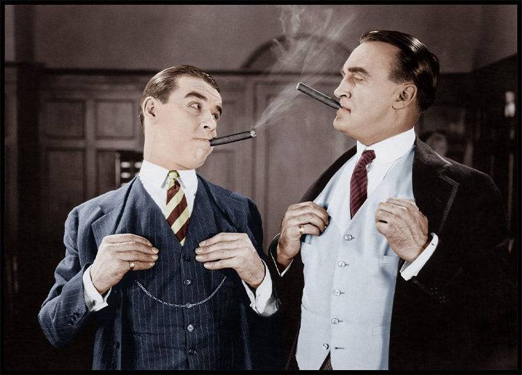 Smoking Cigars Poster (40x50cm) - Plakater > Fotografiska Posters, Vintage Posters