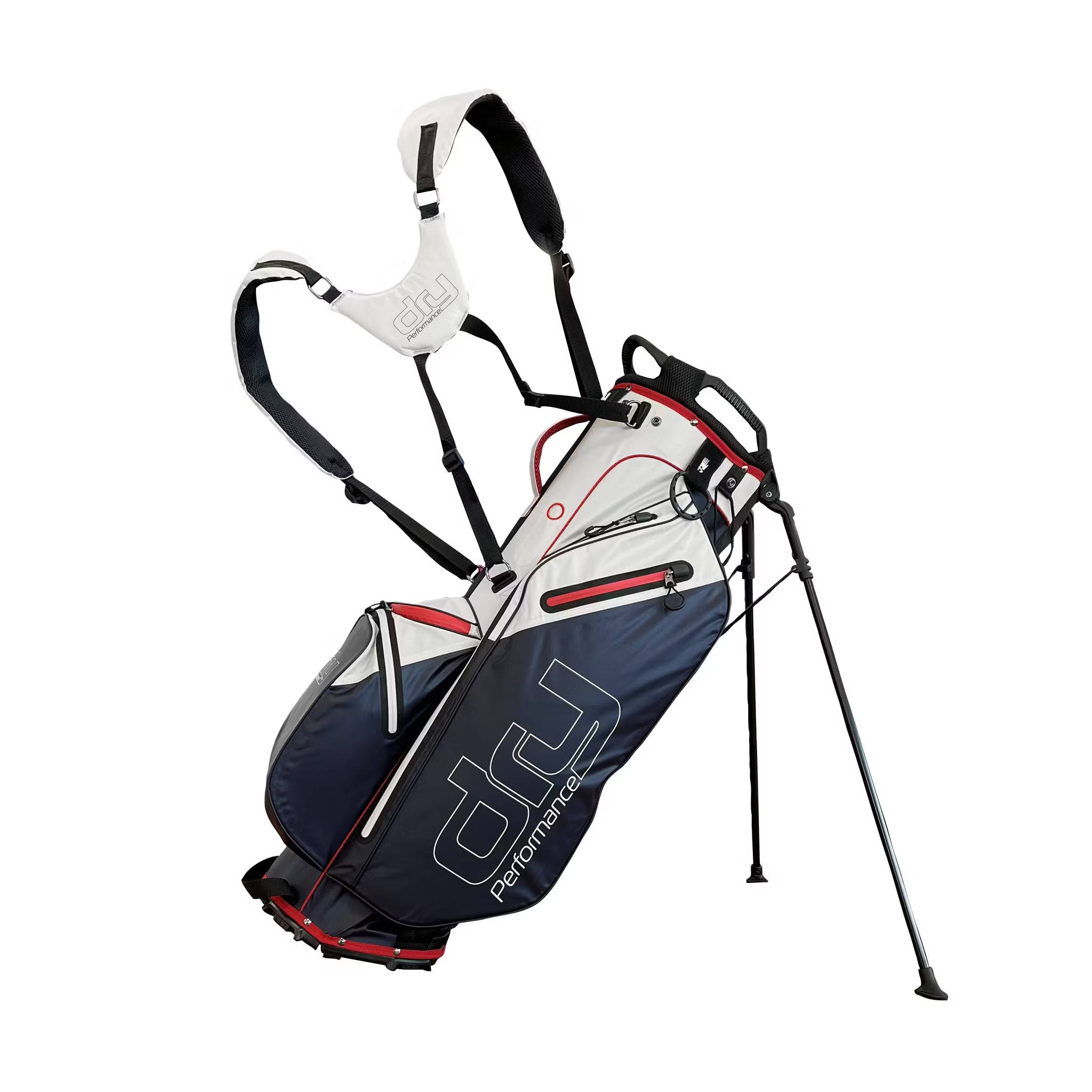 Dry Performance Waterproof Hybrid Standbag 9": Svart/röd