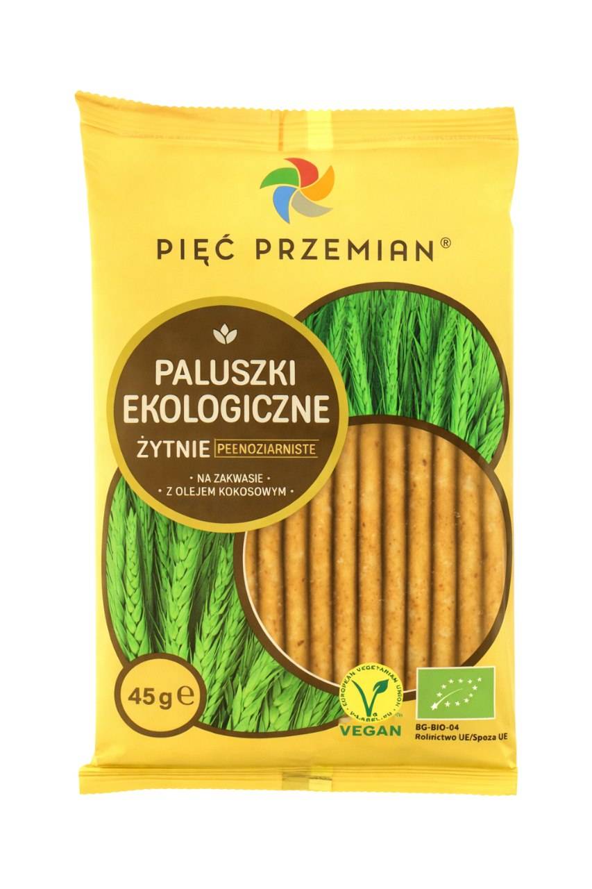 Pięć Przemian - Pięć Przemian, Organic Rye Sticks - 45g
