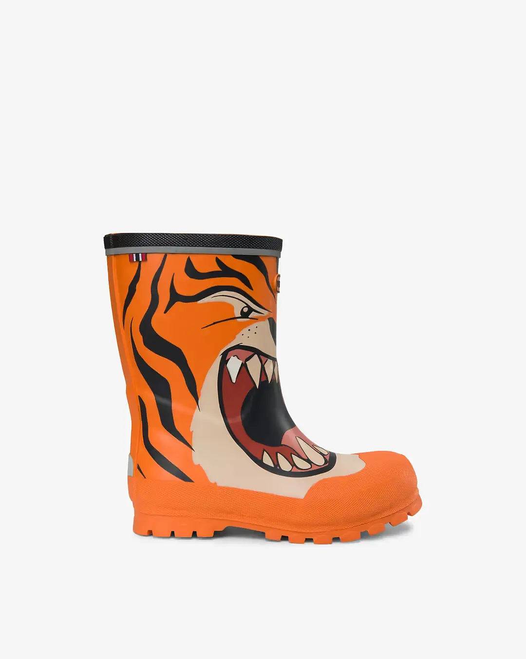 Viking Jolly Print Rubber Boots Gummistøvler Børn - Orange/Multi - Orange/Multi / 21