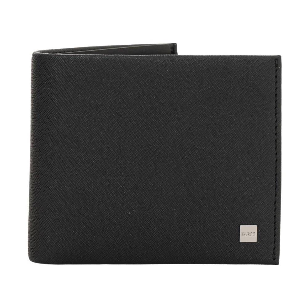 Boss - Plånbok och nyckelring med logotypbricka- presentset Accessoarer - Herr - ONE Size - Läder