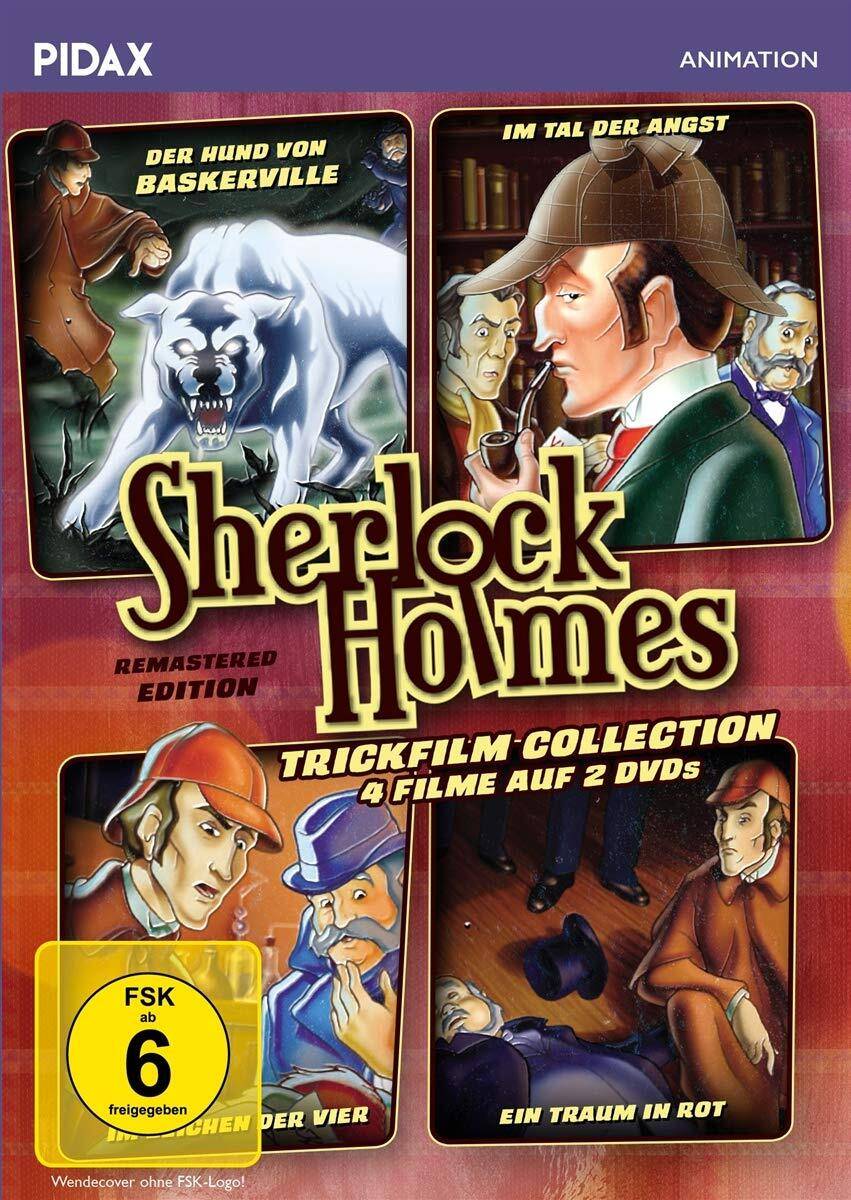 Sherlock Holmes Tegnefilm: De Fires Tegn, Frygtens Dal DVD