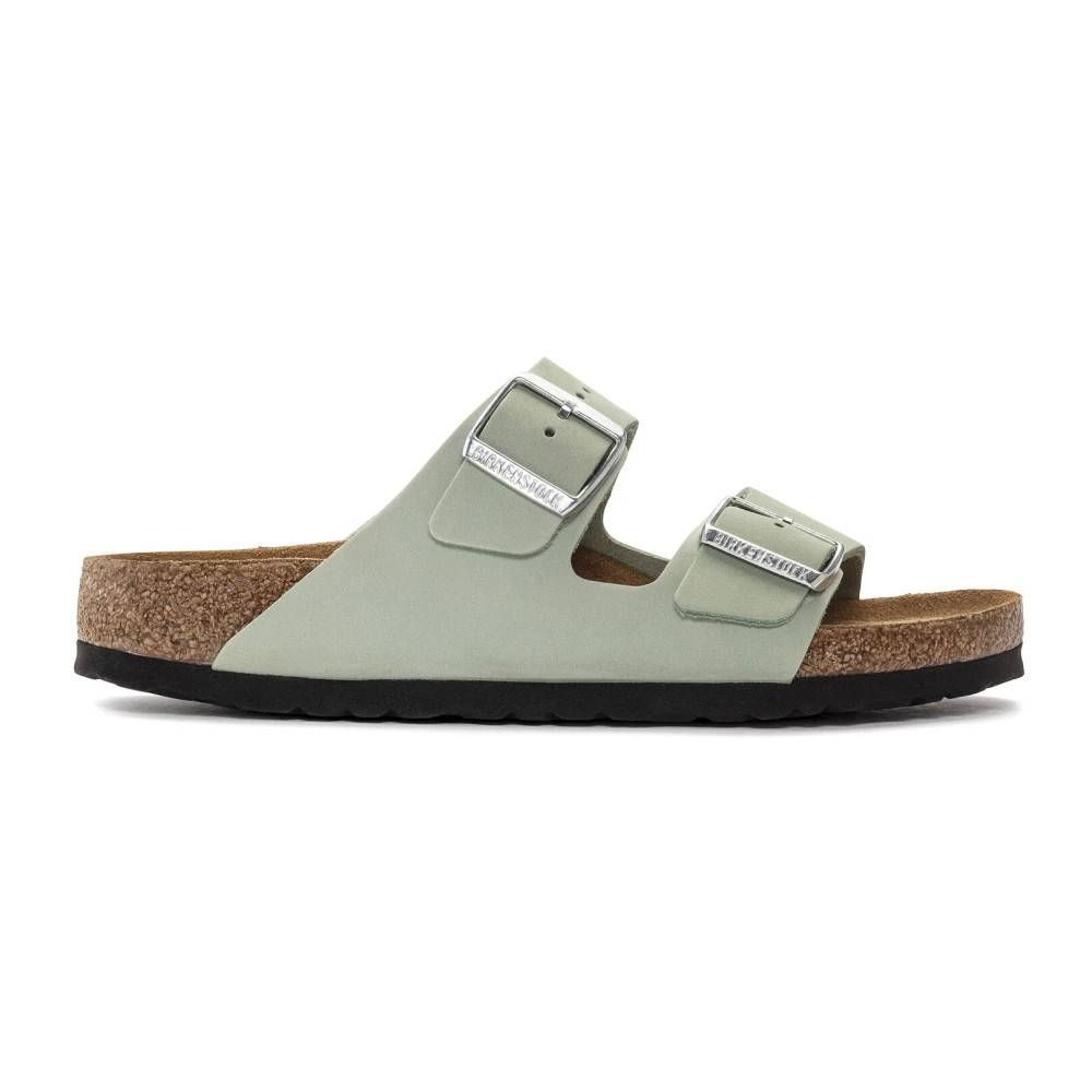 Birkenstock Arizona Soft Footbed Sandaler - Sko - Dame - Grøn - 41 EU - Læder