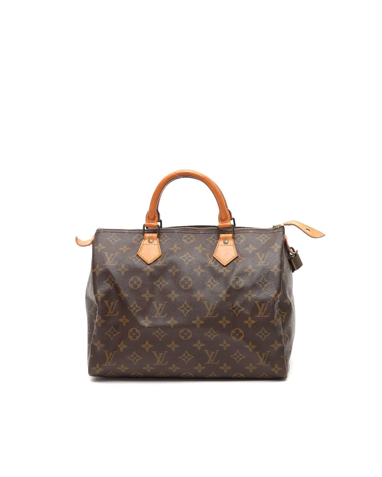 Louis Vuitton Monogram Speedy 30 Bag - Brown - One Size