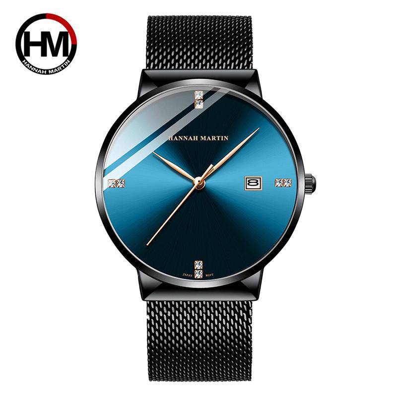 Herrklocka Klassisk Business Vattentät Top Märke Lyx Quartz Urverk Armbandsur Kalender Relogio Masculino