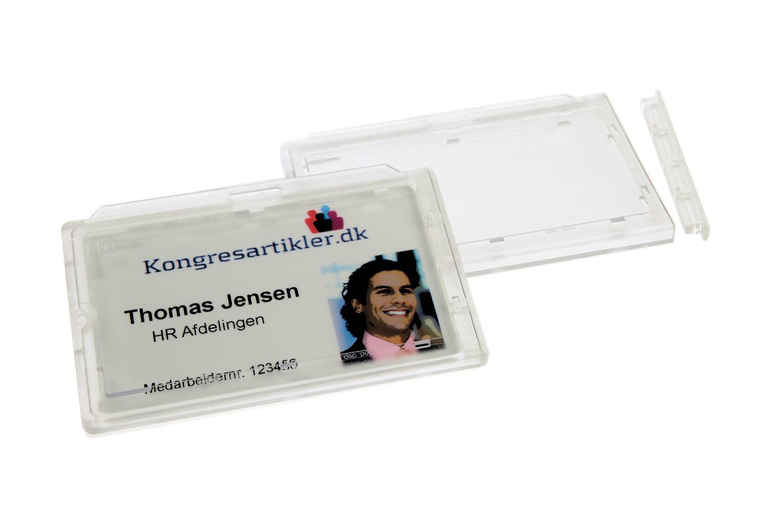 ID-kortholder - Permanent lukket, glasklar