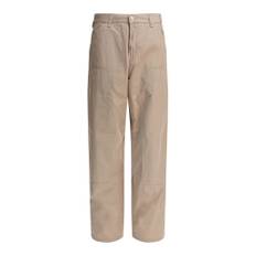 Carhartt Wip, Byxor , Herr, W30, Bomull, Beige Double Knee Byxor