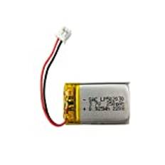 502030 3,7 volt batteri passar Bosch Intuvia BUI255 display 250 mAh LIPO mått: L 30 mm B 20 mm T 5 mm JST PH2.0 kontakt skyddskort