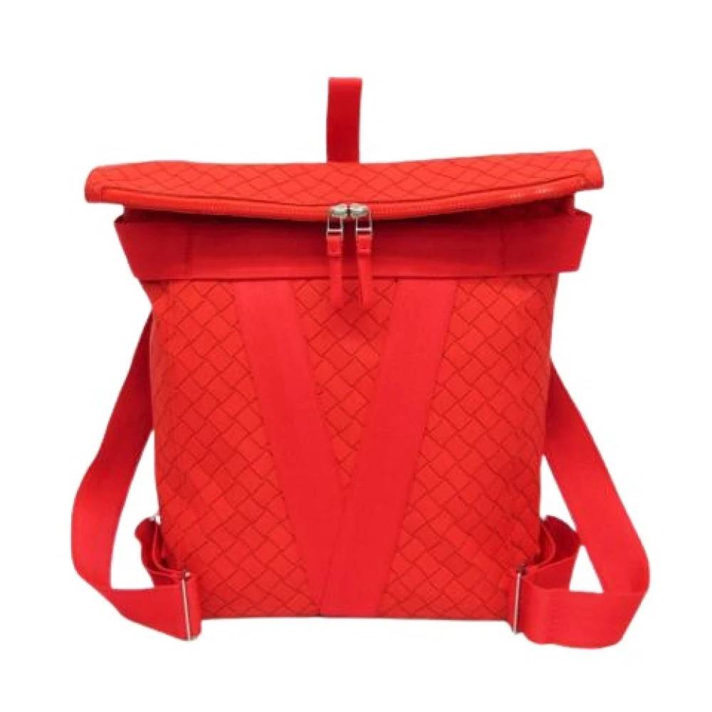 Bottega Veneta Vintage Pre-owned New Rubber Rygsæk - Vintage - Herre - Rød - ONE SIZE - Uld