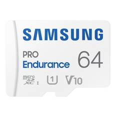 Micro Secure Digital SDXC 64 GB Samsung PRO Endurance, 100/30 MB/sek, UHS-I U1 Class10, inspelning i upp till 26 280 tim