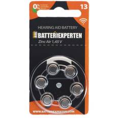 Hörapparatsbatteri 13 (Rayovac) 6st/karta